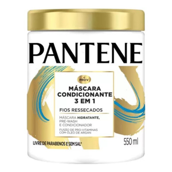Encontraproduto.com.br - MÁSCARA CABELO PANTENE 3 EM 1 - 550ML - CONDICIONANTE
