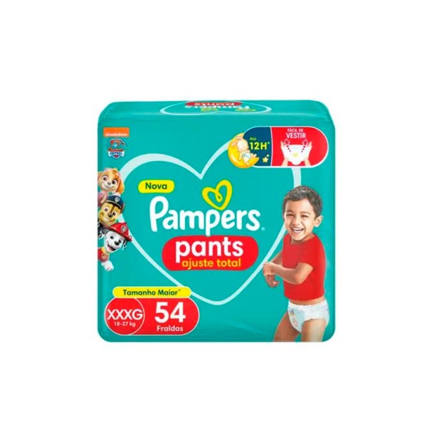 Fralda Pampers Pants Top Xxxg C/ 54un