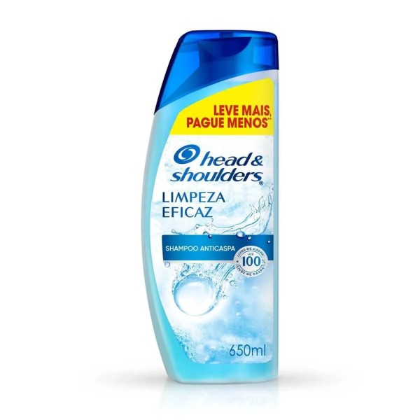 Encontraproduto.com.br - Shampoo Anticaspa Head & Shoulders Limpeza Eficaz - 650ml