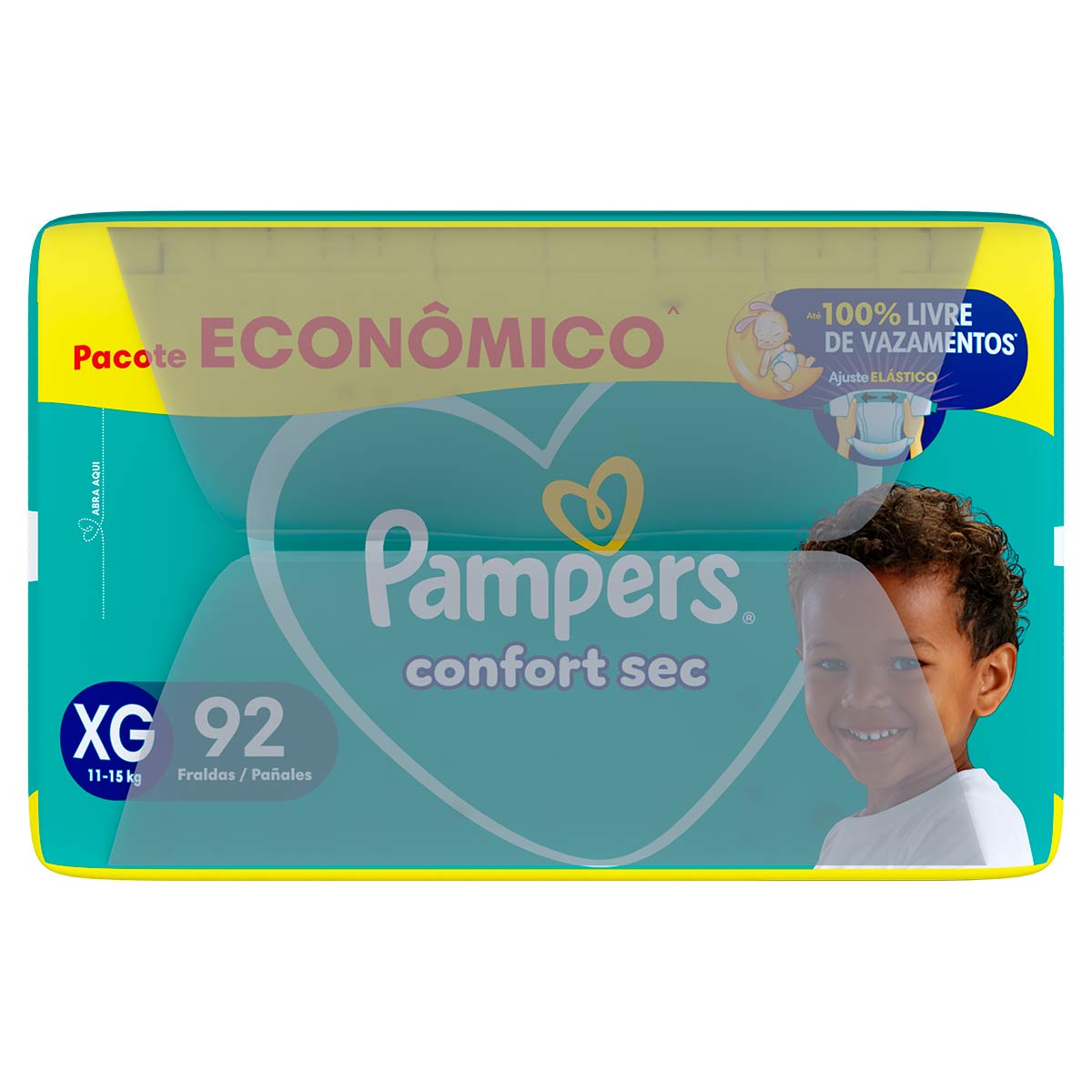 Encontraproduto.com.br - Fralda Pampers Confort Sec XG 92 Unidades