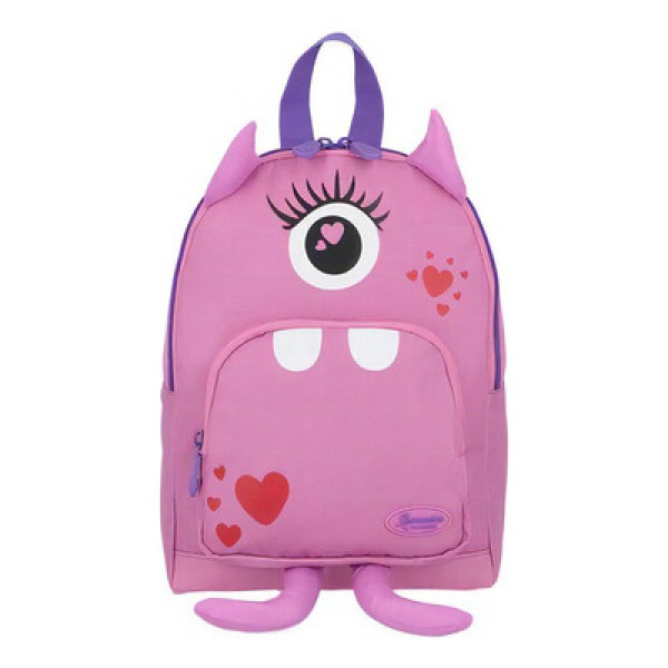 Encontraproduto.com.br - Mochila Infantil Play 3SM Berta Rosa - Xtrem