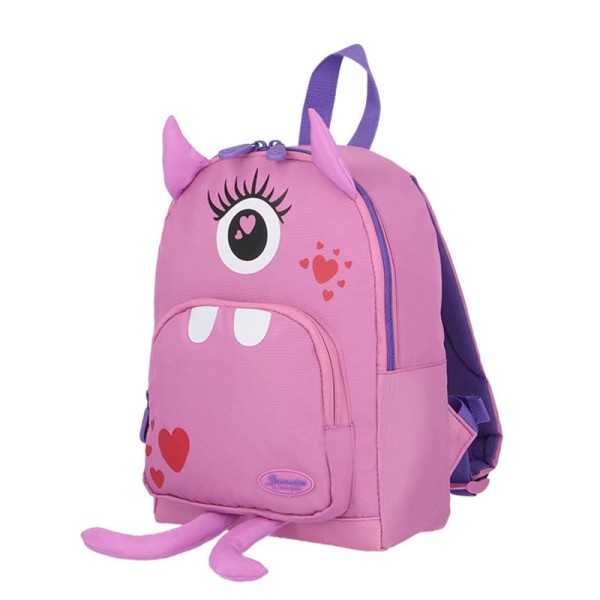 Encontraproduto.com.br - Mochila Infantil Play 3SM Berta Rosa - Xtrem