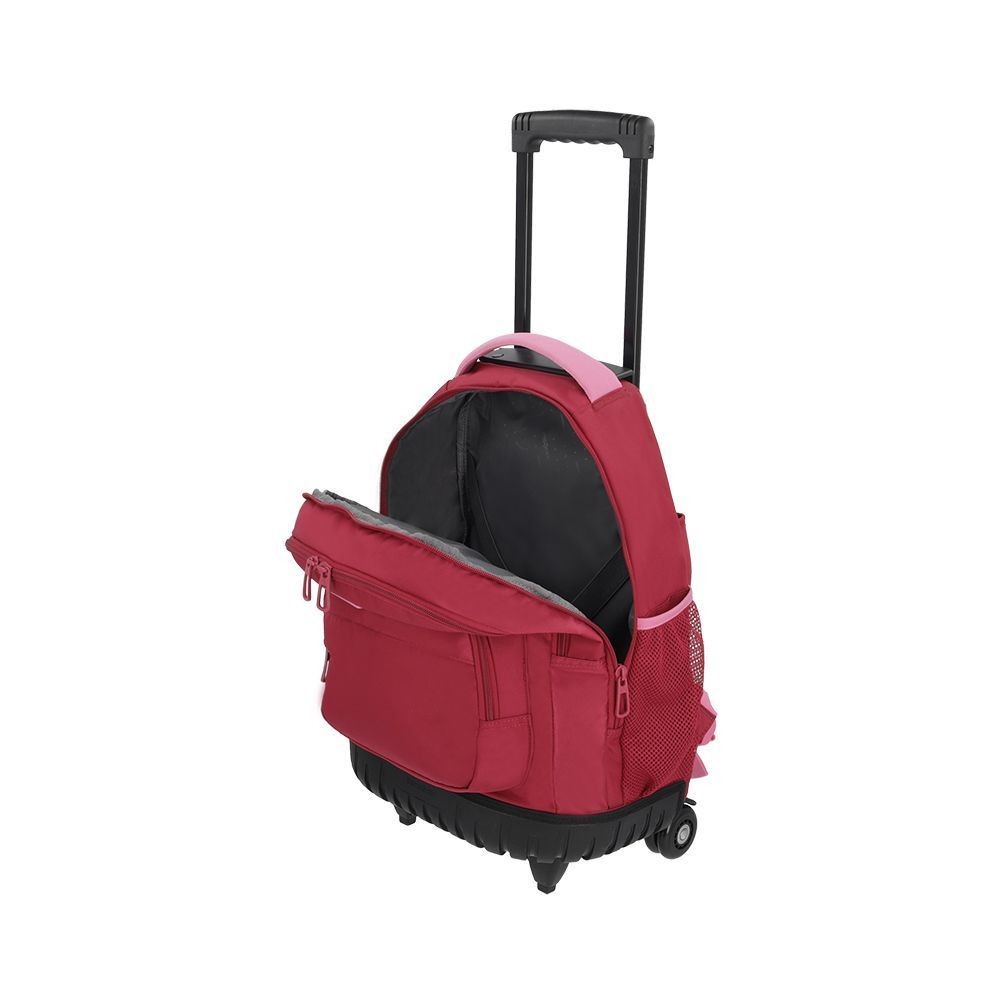 Encontraproduto.com.br - Mochila Com Rodinhas Executiva Samsonite Em Poliester Wheeled Acceleration Java Fúcsia - Rosa, U