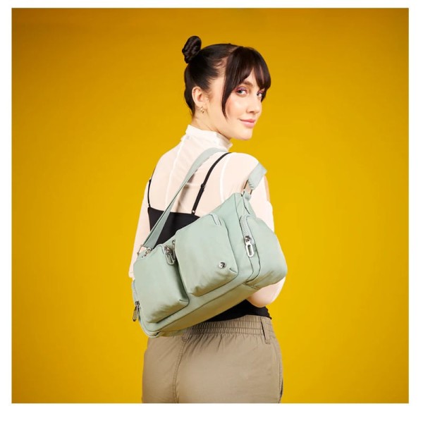 Encontraproduto.com.br - Bolsa Transversal Lucca 3XT Verde - Xtrem