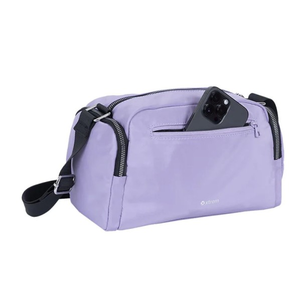 Encontraproduto.com.br - Bolsa Transversal Kiara 3XT Roxa - Xtrem