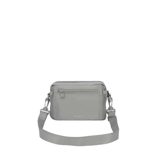 Encontraproduto.com.br - Bolsa Transversal Weekend 3XT Cinza - Xtrem