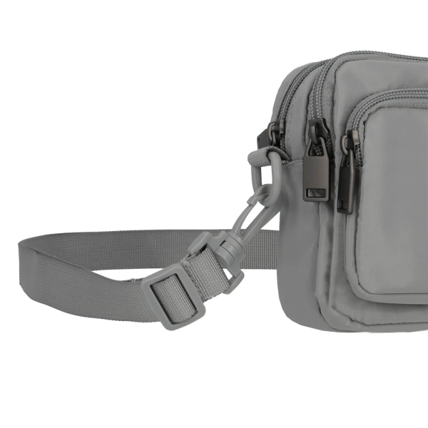 Encontraproduto.com.br - Bolsa Transversal Weekend 3XT Cinza - Xtrem