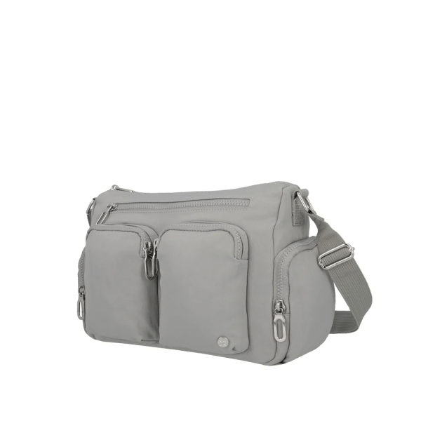 Encontraproduto.com.br - Bolsa Transversal Lucca 3XT Cinza - Xtrem