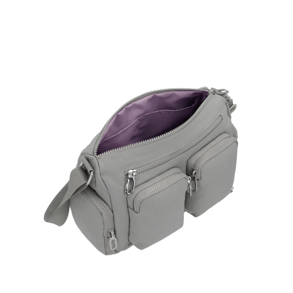 Encontraproduto.com.br - Bolsa Transversal Lucca 3XT Cinza - Xtrem