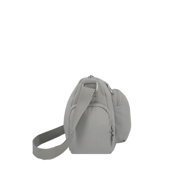 Encontraproduto.com.br - Bolsa Transversal Lucca 3XT Cinza - Xtrem