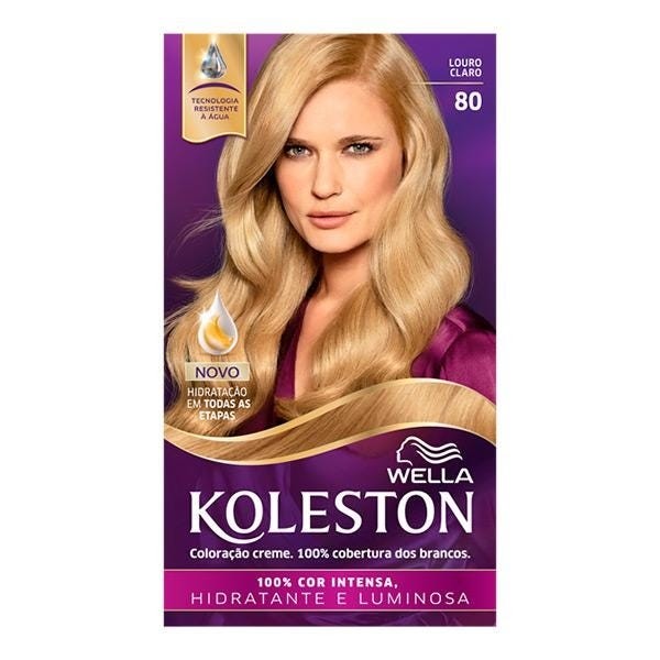 Tintura Wella Koleston 80 Louro Claro