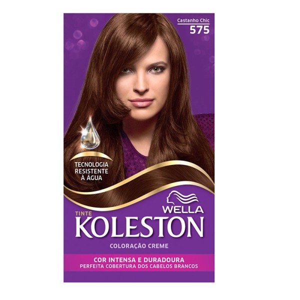 Kit Tintura Koleston Castanho Chic 575