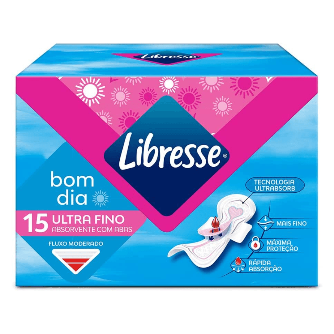 Absorvente Ultrafin Bom Dia - Libresse - 15un