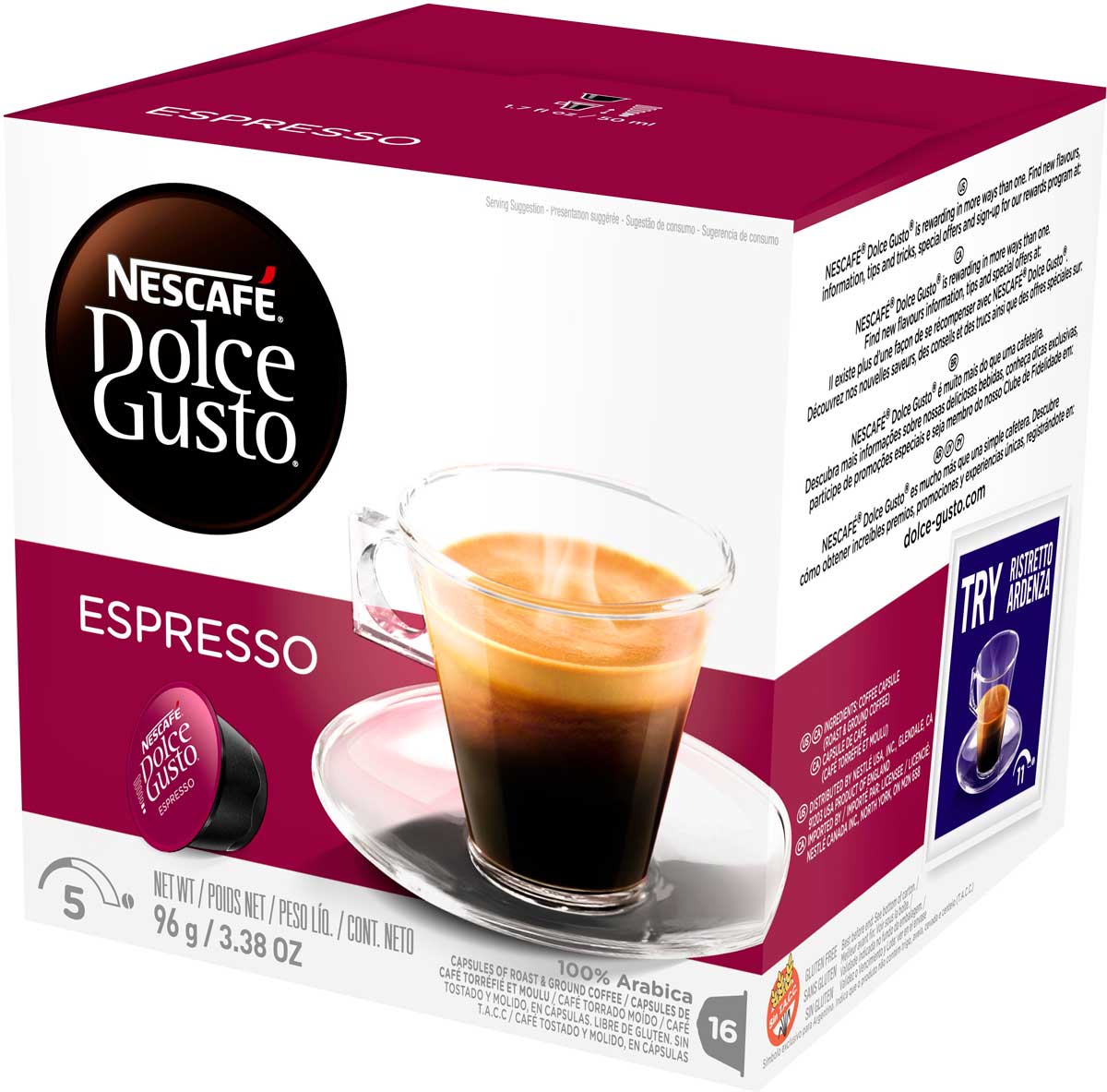 Encontraproduto.com.br - Café Expresso Nescafé Espresso 16 Cápsulas
