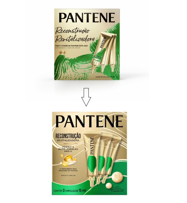 Encontraproduto.com.br - Kit Ampolas Pant Gold 15Ml 3Un - Pantene
