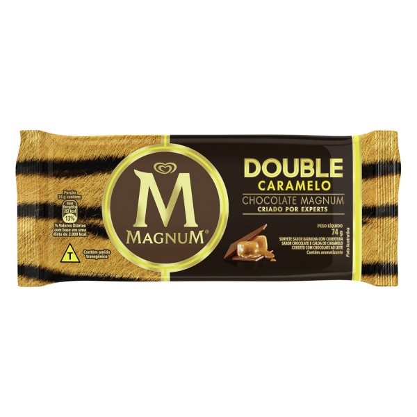 Encontraproduto.com.br - Sorvete Kibon Magnum Double Caramelo 74g