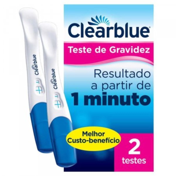 Encontraproduto.com.br - Teste de Gravidez Clearblue Plus -2 unidades