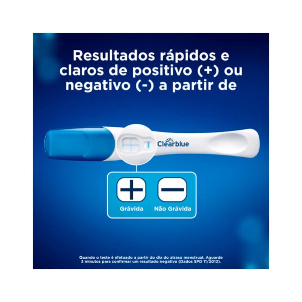 Encontraproduto.com.br - Teste de Gravidez Clearblue Plus -2 unidades