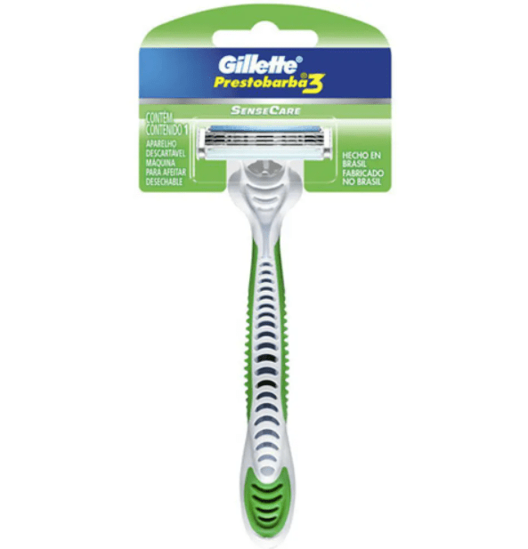 Encontraproduto.com.br - Aparelho de Barbear Gillette Prestobarba 3 Sensitive com 1 Unidade