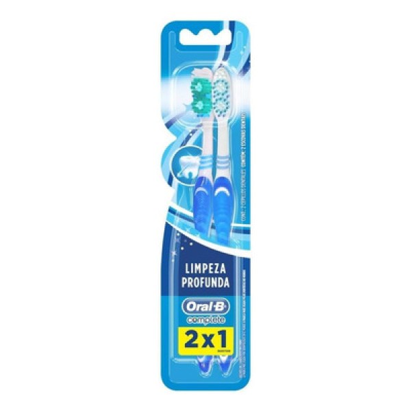 Encontraproduto.com.br - Escova Dental Oral-B Limpeza profunda Embalagem com 2 unidades