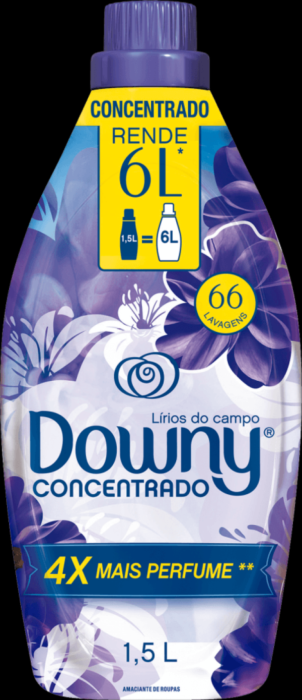 Encontraproduto.com.br - Amaciante para Roupas Concentrado Downy Lírios do Campos 1,5 Litro