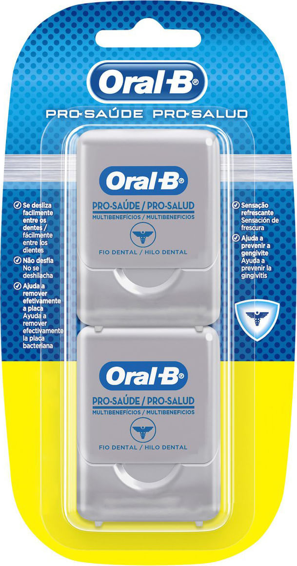 Encontraproduto.com.br - Fio Dental Oral-b Pro-saude Com 2 Unidades 25 Metros Cada