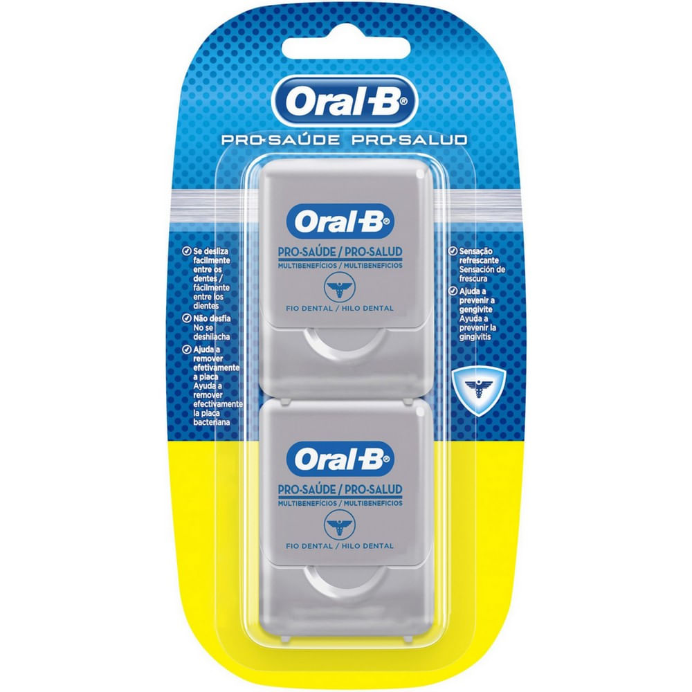Encontraproduto.com.br - Fio Dental Oral-b Pro-saude Com 2 Unidades 25 Metros Cada