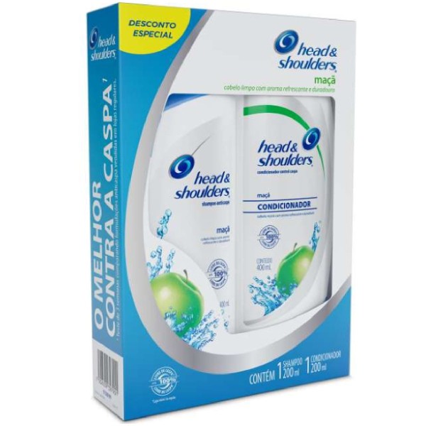 Encontraproduto.com.br - Shampoo Head & shoulders maça 200ml + Condicionador Head & shoulders maça 200ml
