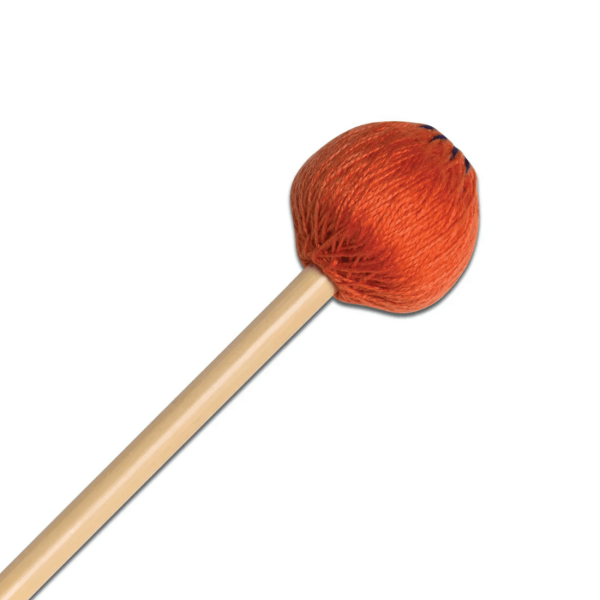 Encontraproduto.com.br - Baqueta Vic Firth Mallet para Vibrafone Signature Anders Astrand Ponta Macia Laranja M290