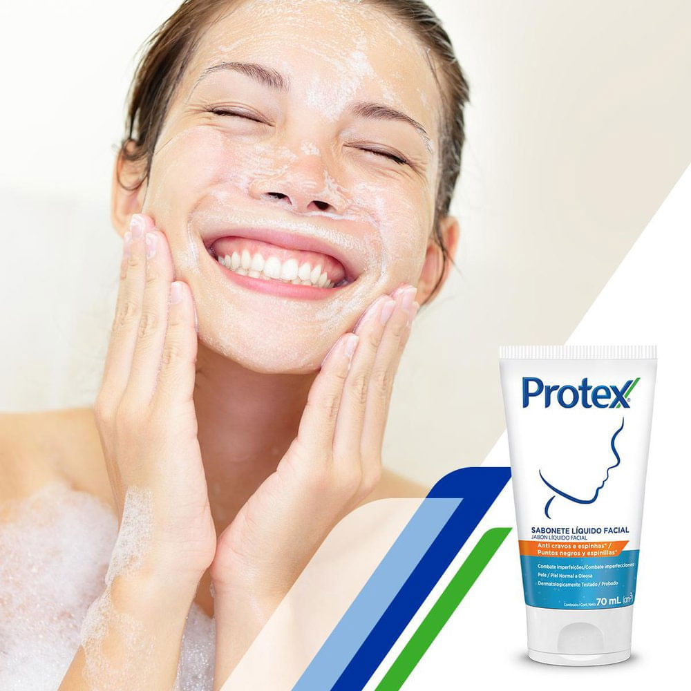 Encontraproduto.com.br - Sabonete Líquido Facial Protex Anti-Cravos 70ml