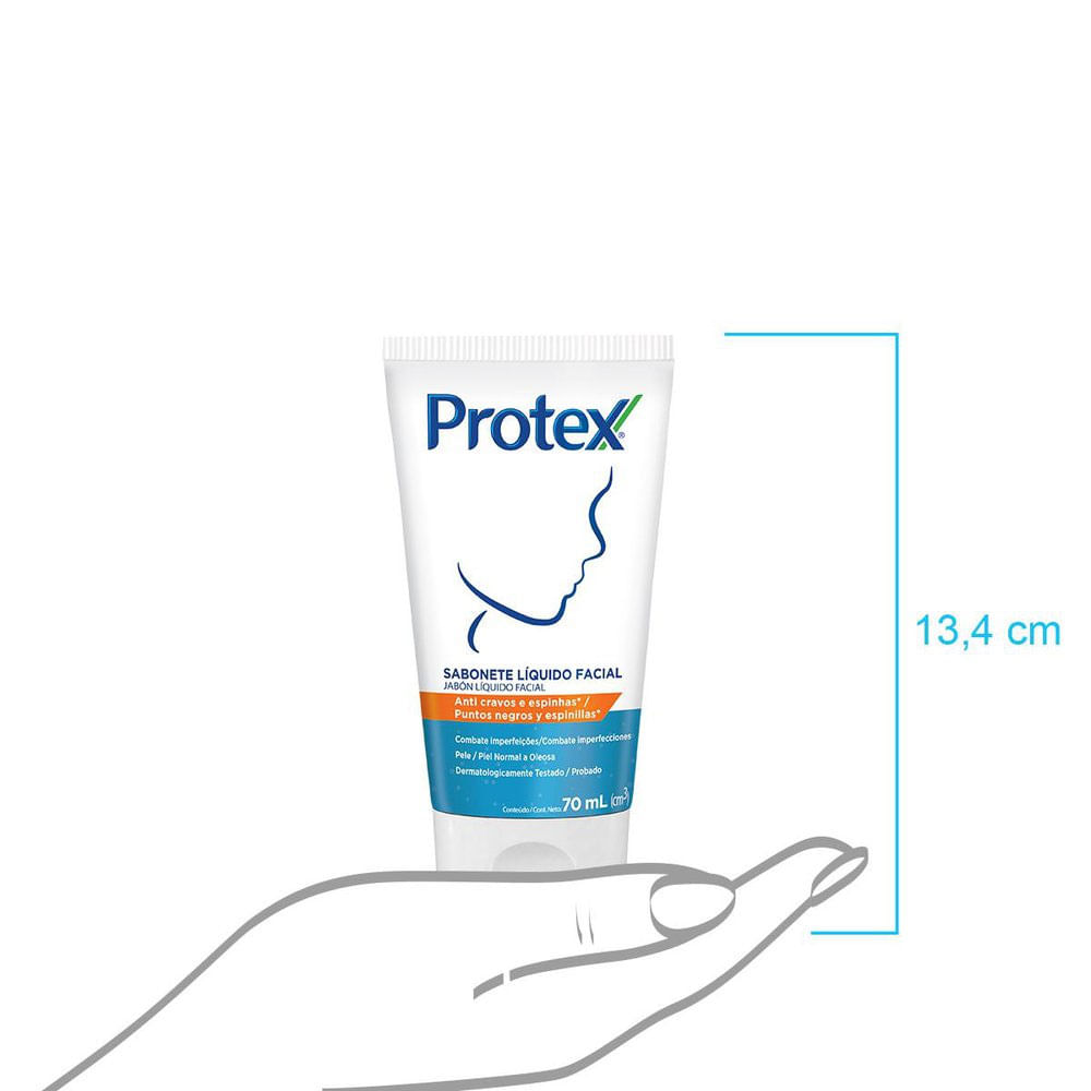 Encontraproduto.com.br - Sabonete Líquido Facial Protex Anti-Cravos 70ml