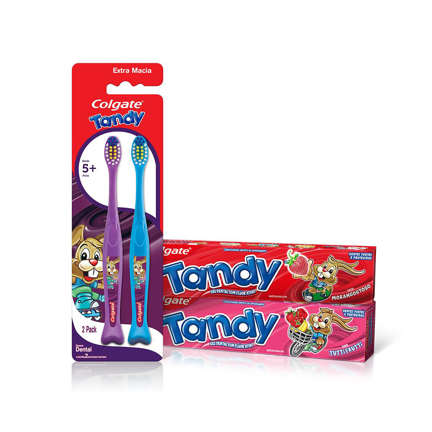 Encontraproduto.com.br - Kit Escova Dental Infanfil Colgate Tandy + Creme Dental