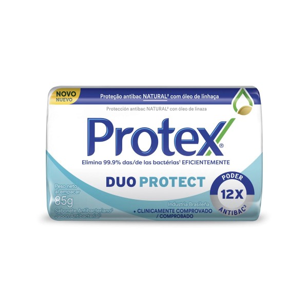 Encontraproduto.com.br - Sabonete Barra Antibacteriano Protex Duo Protect Envoltório 85g