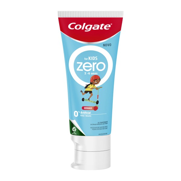 Encontraproduto.com.br - Creme Dental Infantil Colgate Kids Zero Morango 2 A 6 Anos 70g
