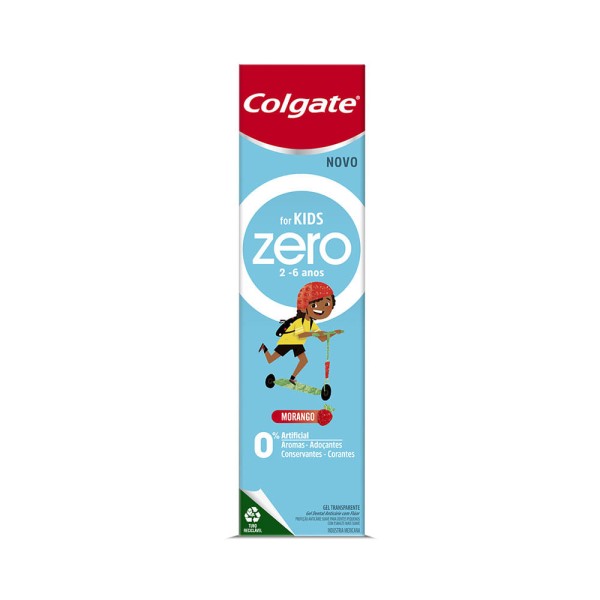 Encontraproduto.com.br - Creme Dental Infantil Colgate Kids Zero Morango 2 A 6 Anos 70g