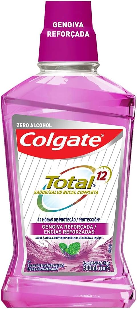 Encontraproduto.com.br - Enxaguante Bucal Colgate Total 12 Gengiva Reforçada 500ml