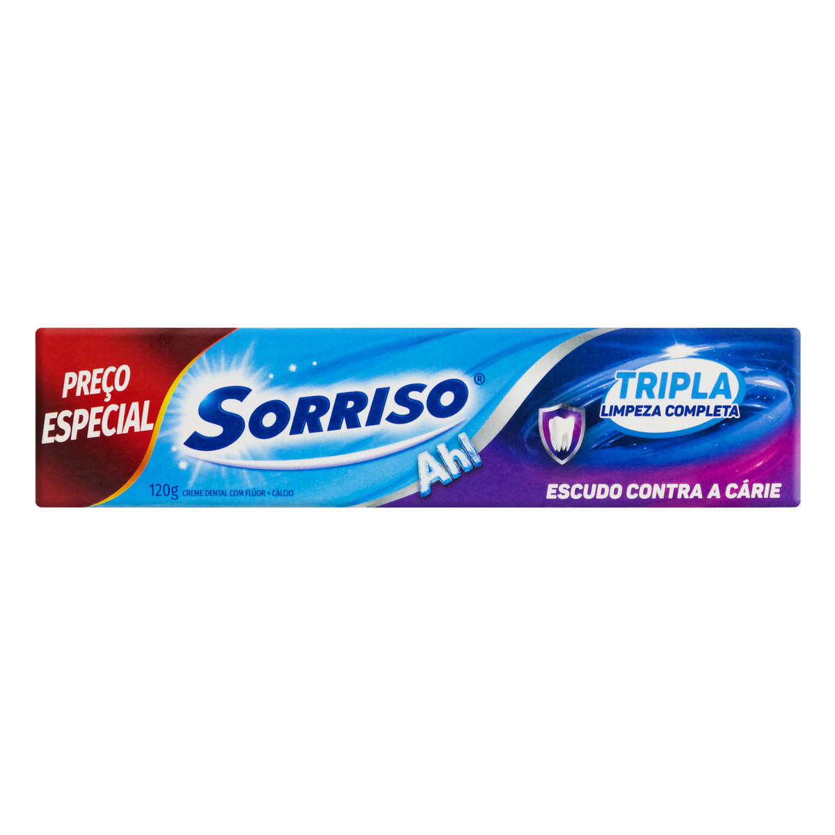 Encontraproduto.com.br - Creme Dental Sorriso Tripla Limpeza Completa 120g