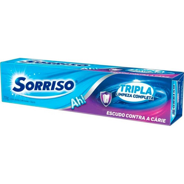 Encontraproduto.com.br - Creme Dental Sorriso Tripla Limpeza Completa 120g