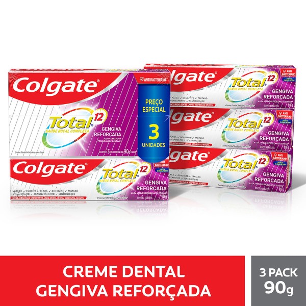 Encontraproduto.com.br - Creme Dental Colgate Total 12 Gengiva Reforçada com 90g