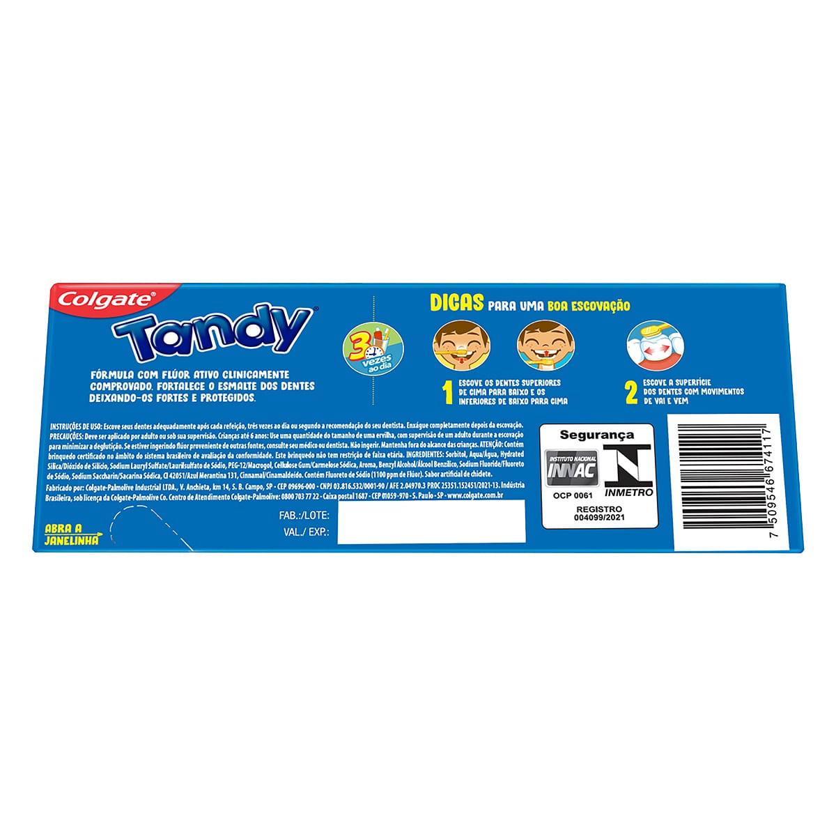 Encontraproduto.com.br - Creme Dental Colgate 70g Tandy Chiclete