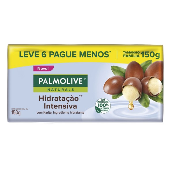 Encontraproduto.com.br - Sabonete Palmolive Naturals Hid Intensiva Karité 150g Com 6