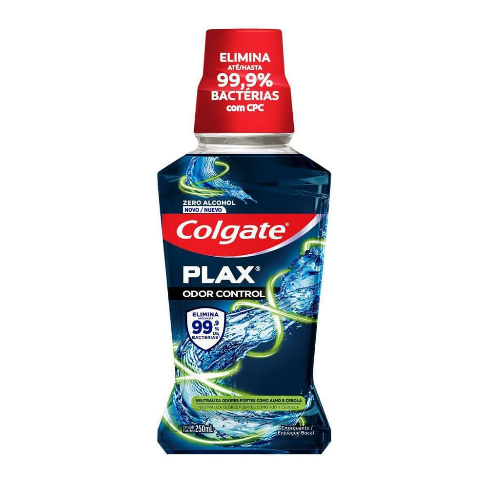 Encontraproduto.com.br - Enxaguante Colgate Bucal Plax 250ml Odor Control