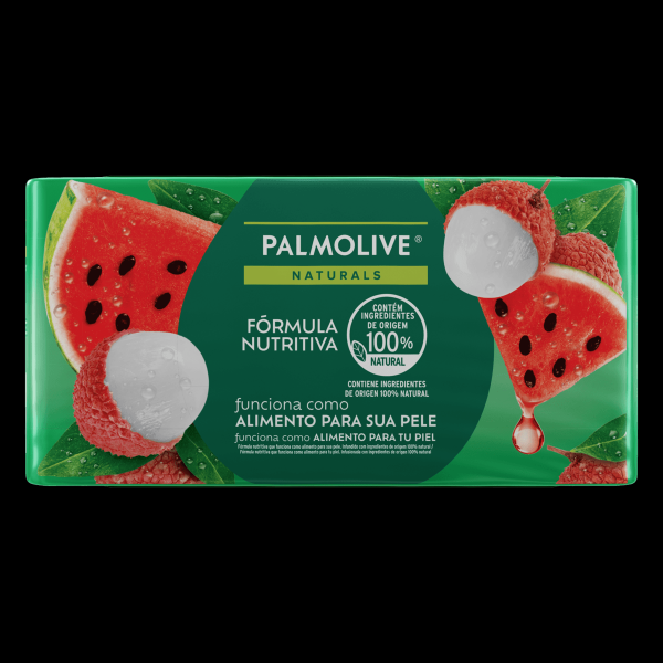 Encontraproduto.com.br - Sabonete em Barra Palmolive Naturals Hidratação Refrescante Melancia e Lichia 85g Leve 6 -