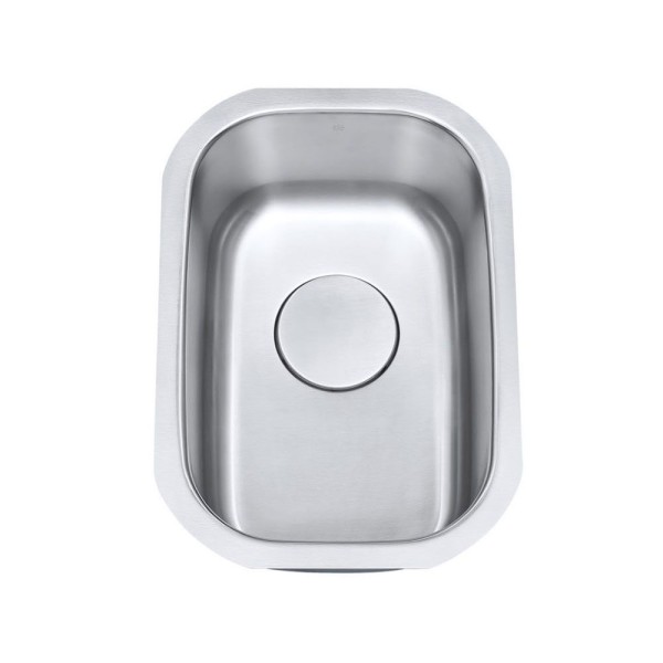 Encontraproduto.com.br - Cuba De Embutir Aço Inox 1mm Escovado C112 31,7x45,7x17,8 Cm