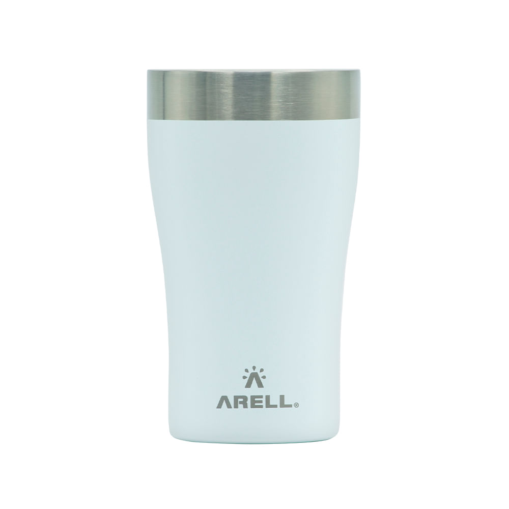 Encontraproduto.com.br - Copo Térmico Arell Tulip 500ml com Fundo Antirruído e Escudo de Cobre - Branco