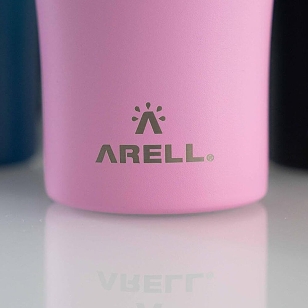 Encontraproduto.com.br - Copo Térmico Arell Tulip 500ml com Fundo Antirruído e Escudo de Cobre - Rosa