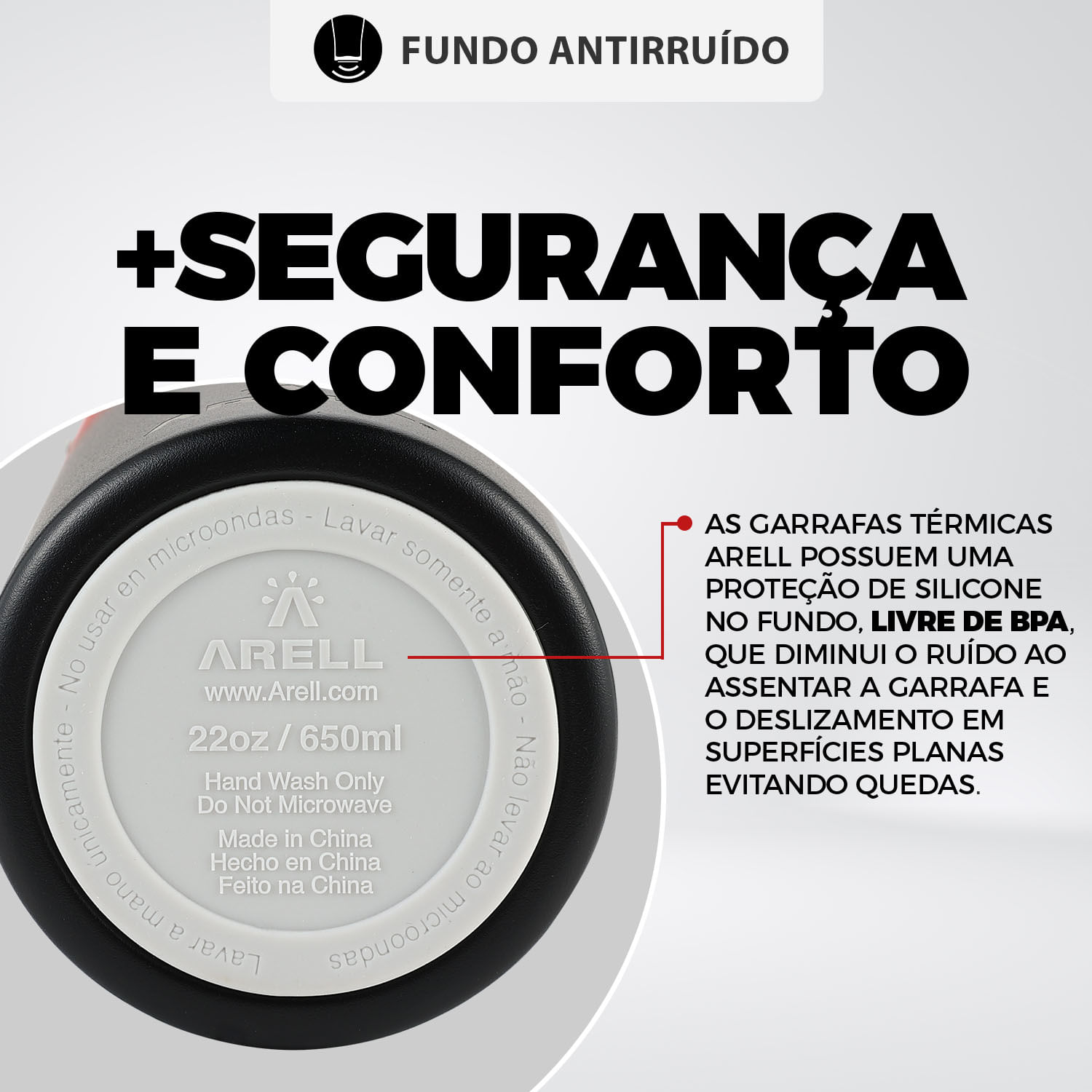 Encontraproduto.com.br - Garrafa Térmica Vácuo Straw Flask Arell 650ml  Flamengo 01
