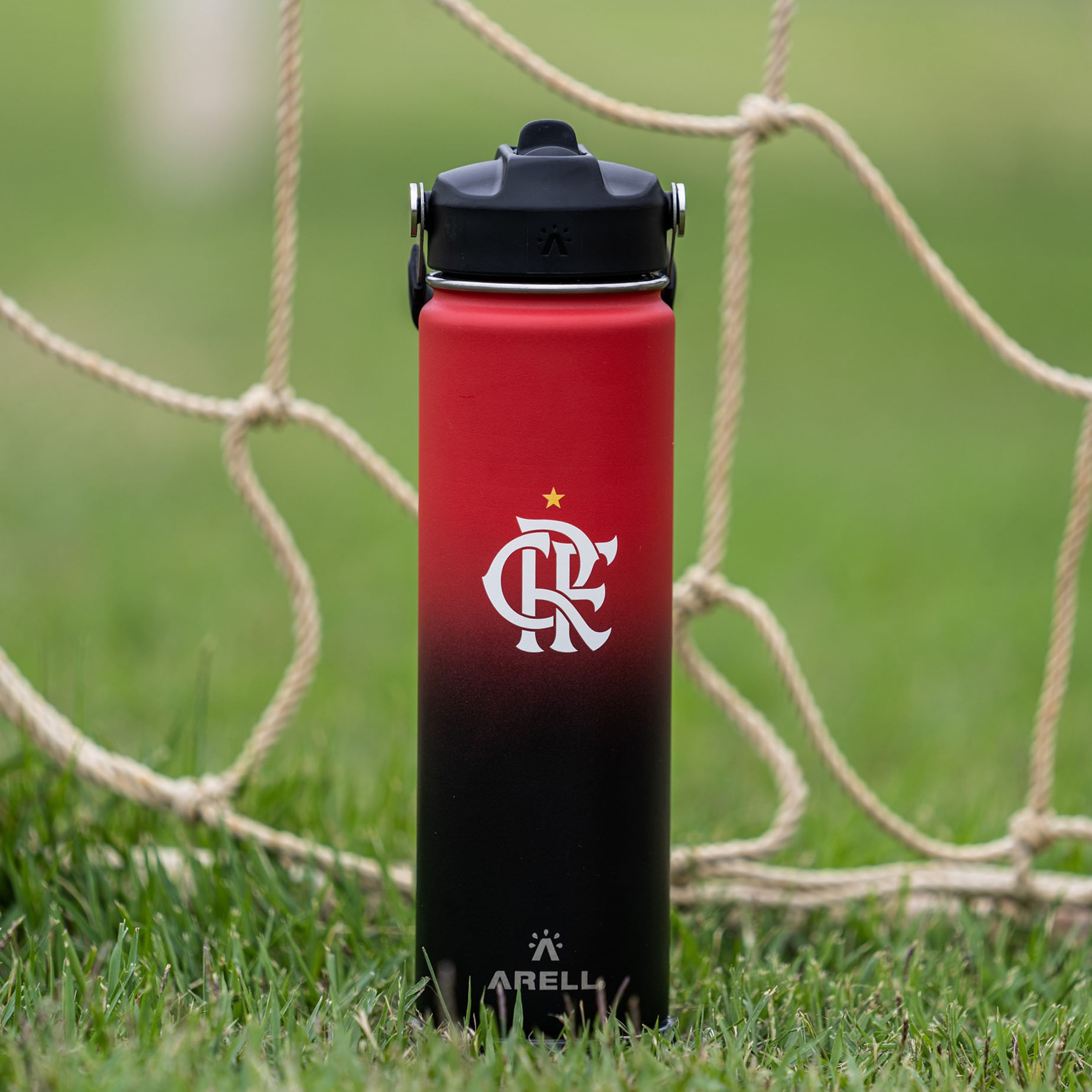 Encontraproduto.com.br - Garrafa Térmica Vácuo Straw Flask Arell 650ml  Flamengo 01