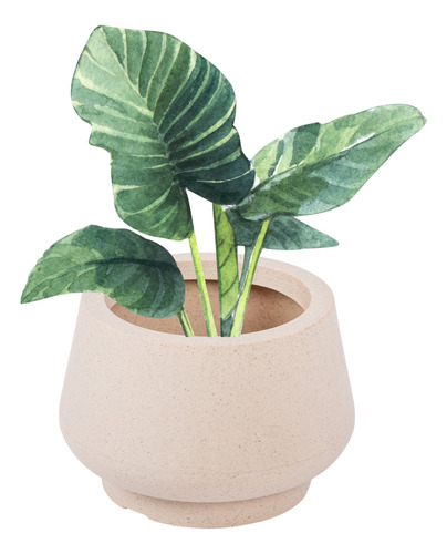 Vaso Vasap Design Cumbuca Bojuda Tam: M. Branco Mármore