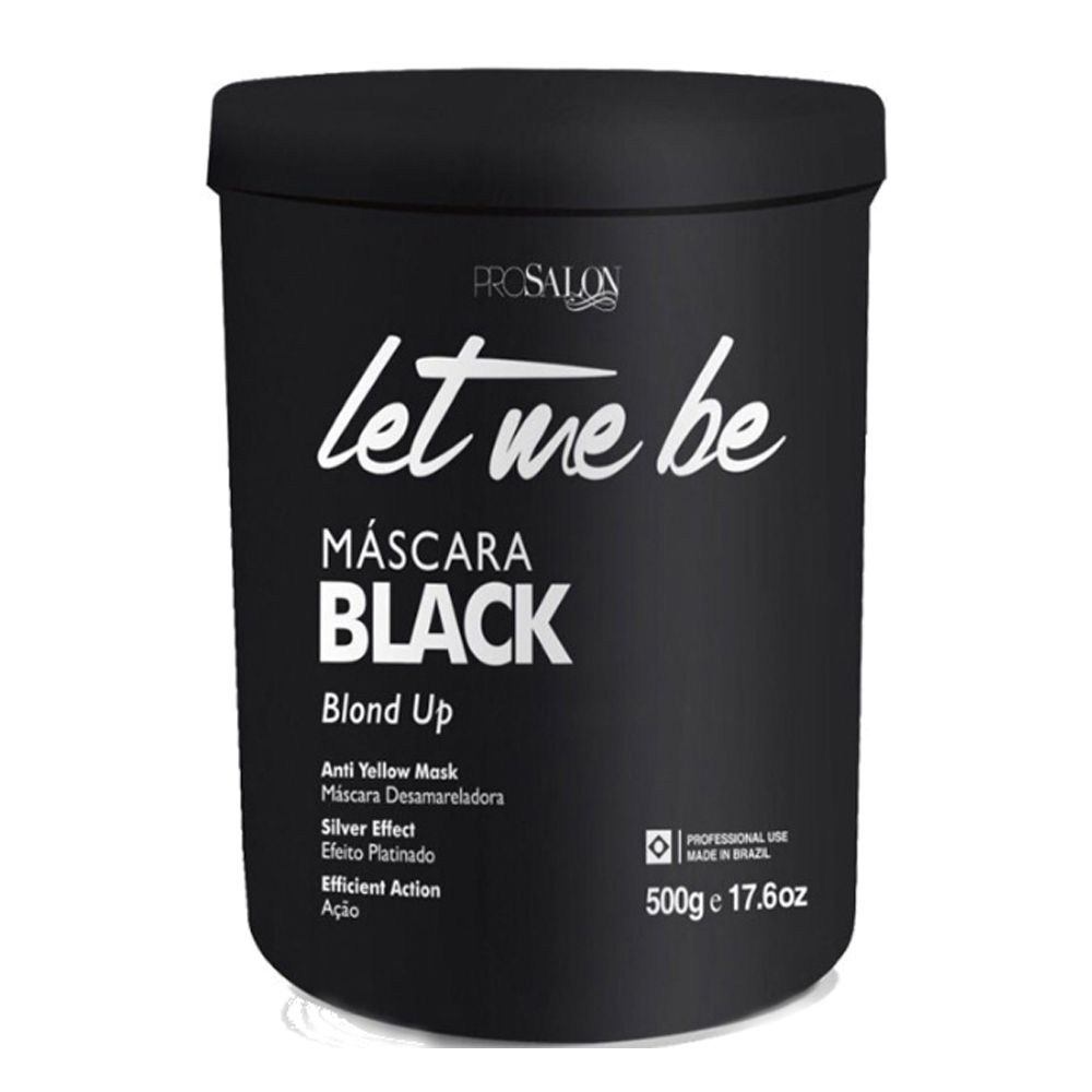 Encontraproduto.com.br - Let Me Be - Máscara Matizadora Black Platinado Acizentado 500g